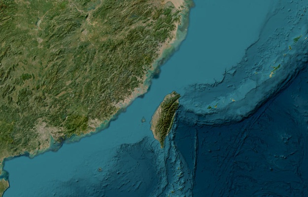 Vue du ciel : Taïwan, l'île forteresse