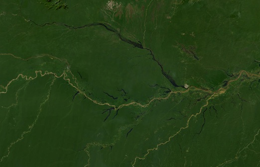 Vue du ciel : L'Arc de déforestation
