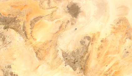 Vue du ciel : Le Désert du Sahara