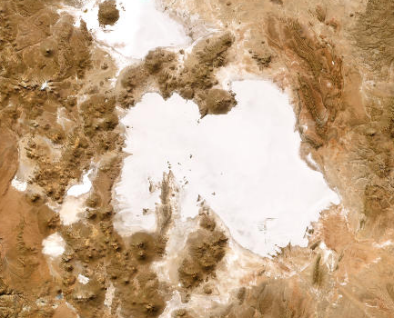 Salar d'Uyuni vu du ciel